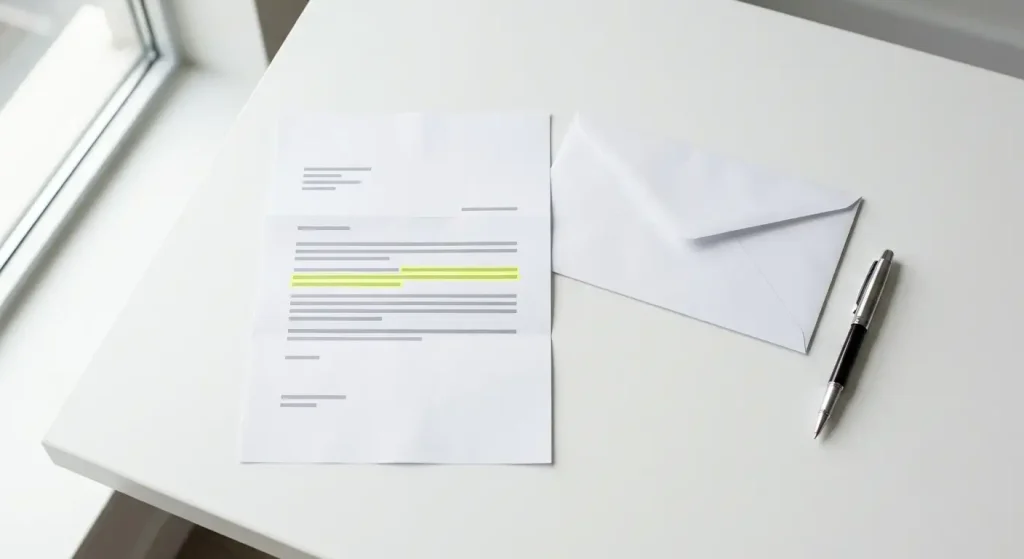 Ontario mortgage renewal letter from bank showing posted rate with pen ready to sign, Vaughan GTA homeowner