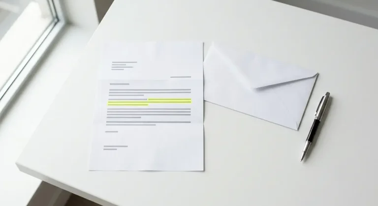 Ontario mortgage renewal letter from bank showing posted rate with pen ready to sign, Vaughan GTA homeowner